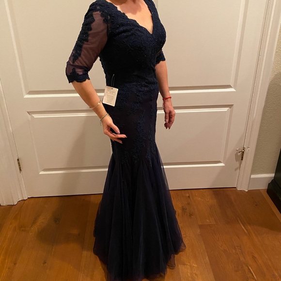 Dresses & Skirts - Dark Blue Marsoni Gown